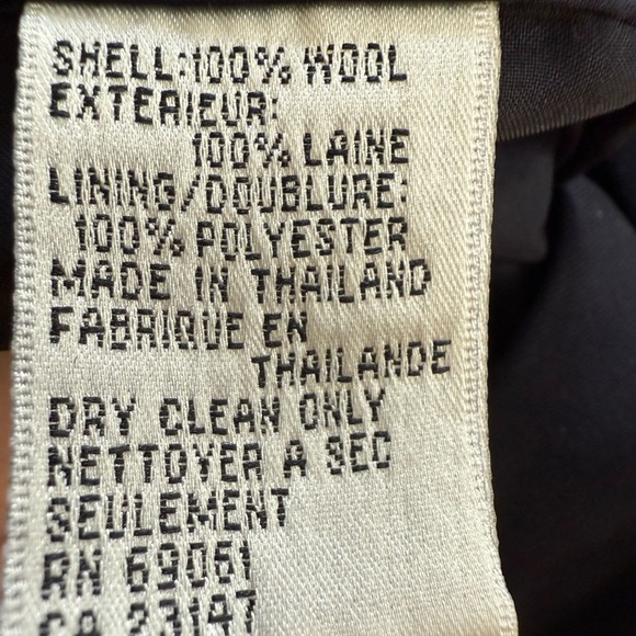 Women’s vintage Talbots long blazer size 16 navy - Picture 8 of 8